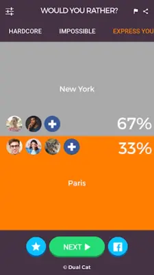 Would You Rather - Social Game android App screenshot 4