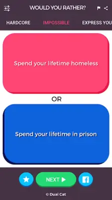 Would You Rather - Social Game android App screenshot 7